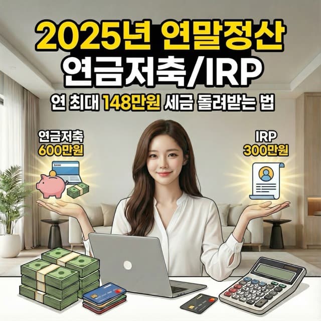연금저축에 600만원 넣으면 세금 99만원 돌려받는다고? IRP까지 하면 최대 148만원