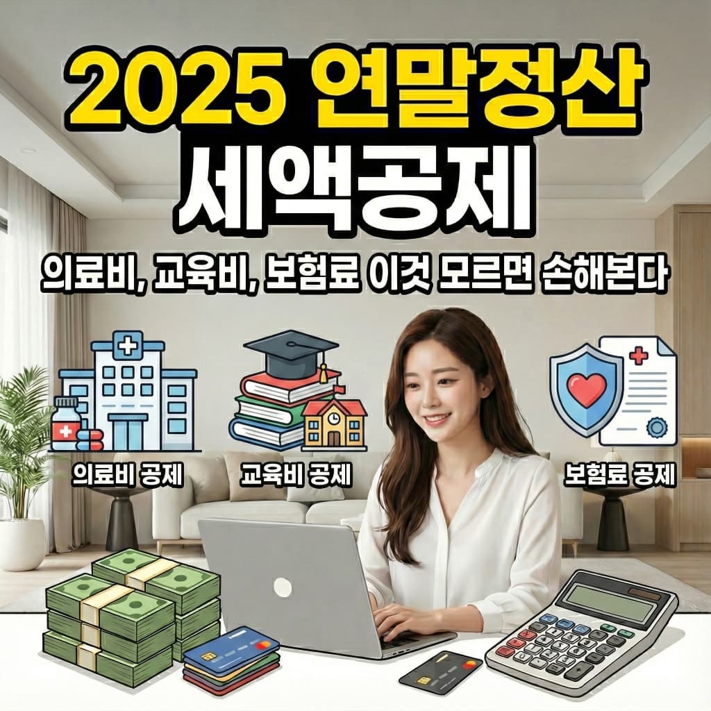 2025 연말정산 의료비 공제, 급여의 3% 넘게 써야 받는다고? 세액공제 제대로 알면 수십만원 차이나요