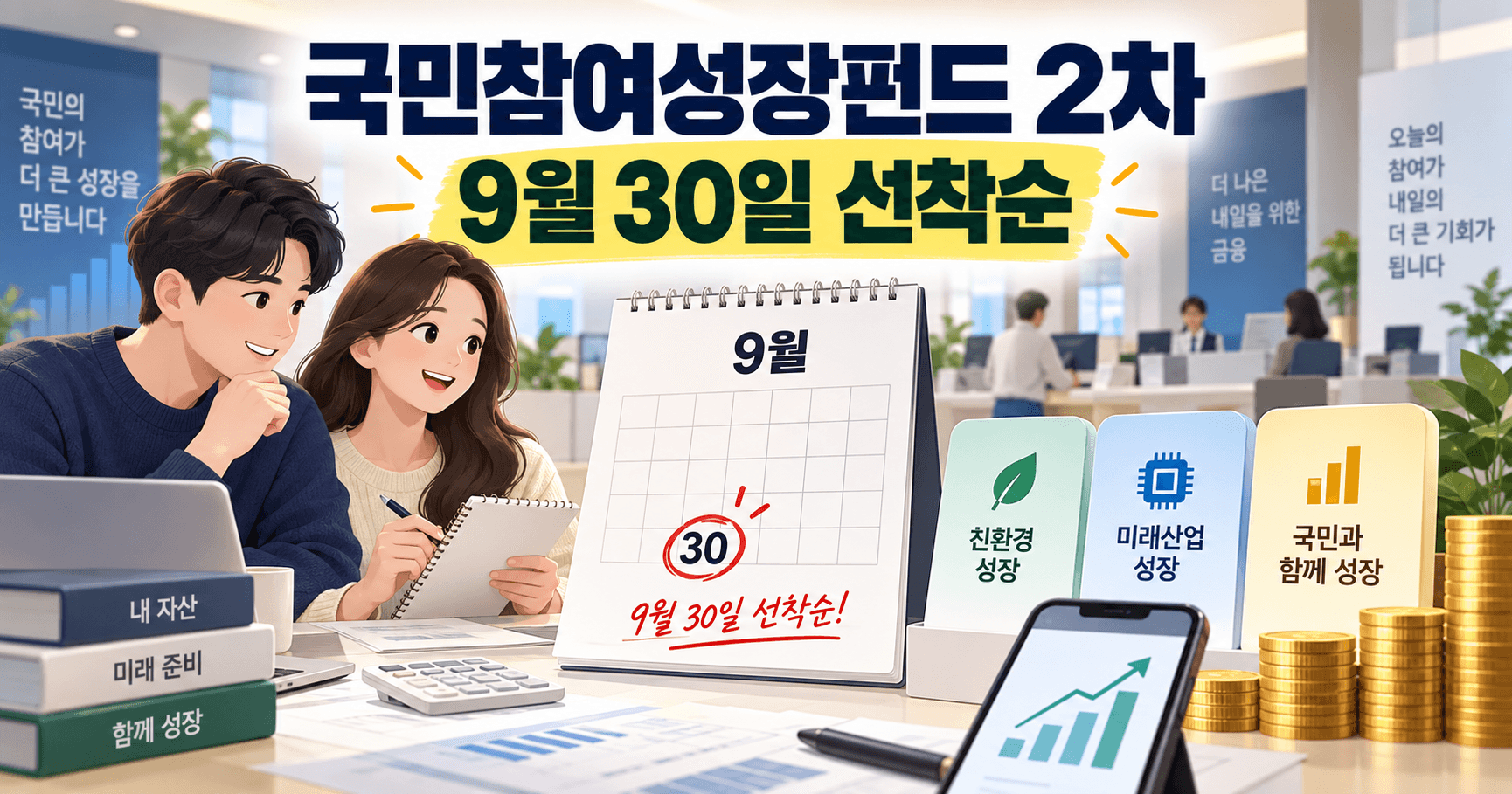 국민참여성장펀드 2차 2026년 9월 최신판 - 9월 30일 선착순 전에 서민 50% 물량부터 보세요