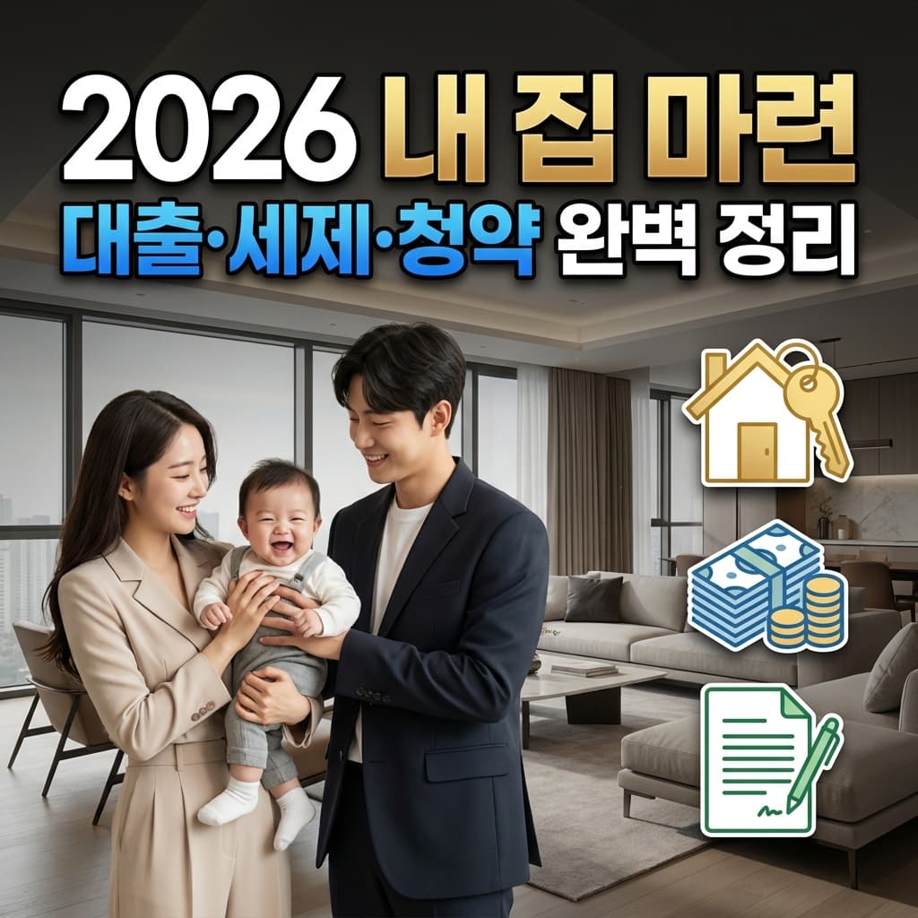 2026년 내 집 마련 완성? 꼭 알아야 할 규제지역 전수조사 (세제, 대출, 청약)