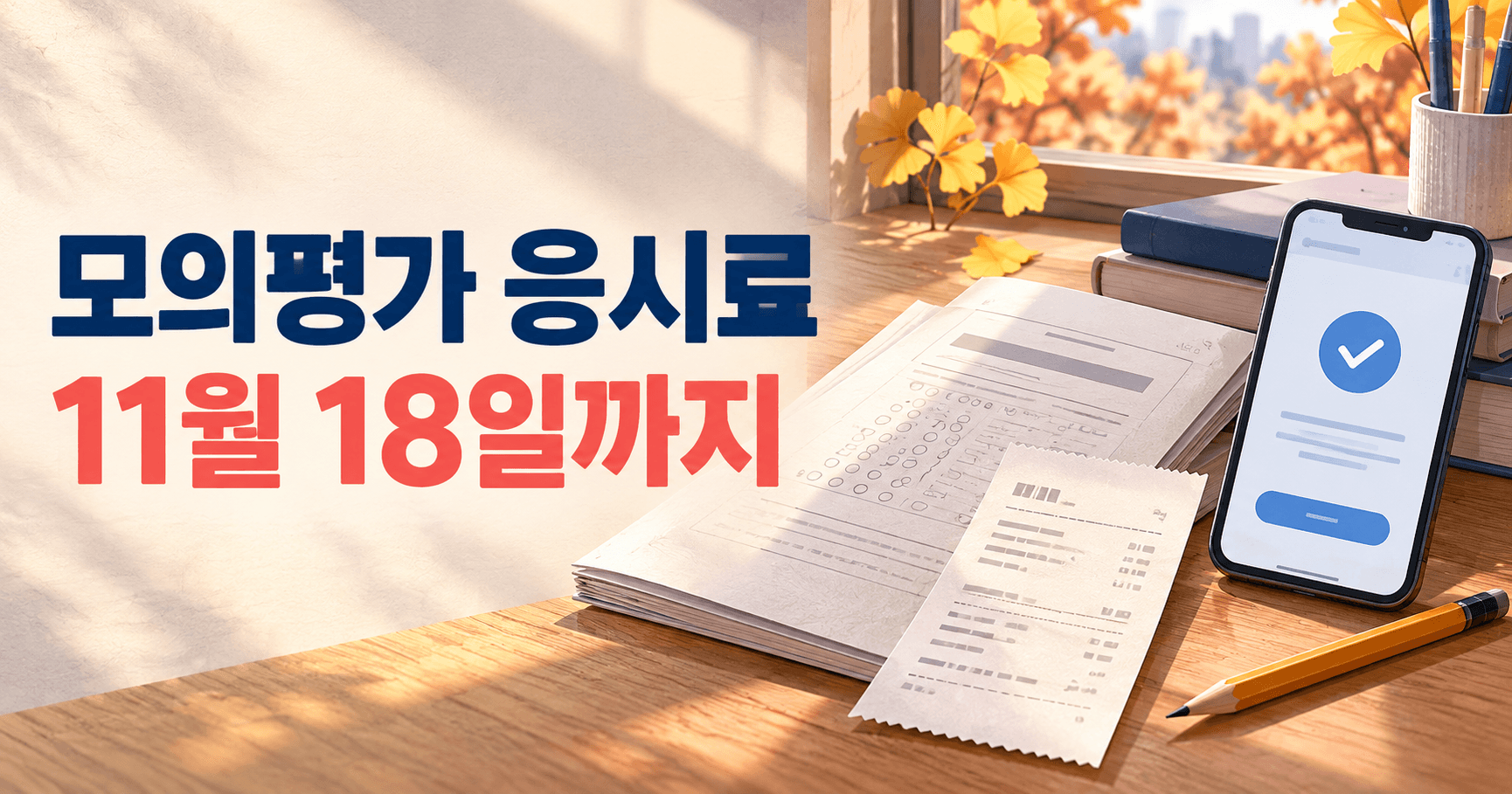 학교 밖 청소년 모의평가 응시료 2026년 최신판 - 11월 18일 전 1만 2천 원 돌려받는 법