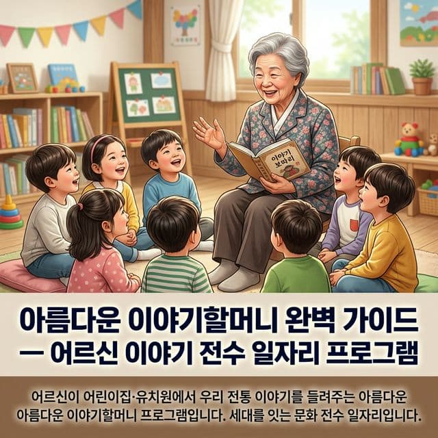 아름다운 이야기할머니 완벽 가이드 — 어르신 이야기 전수 일자리 프로그램