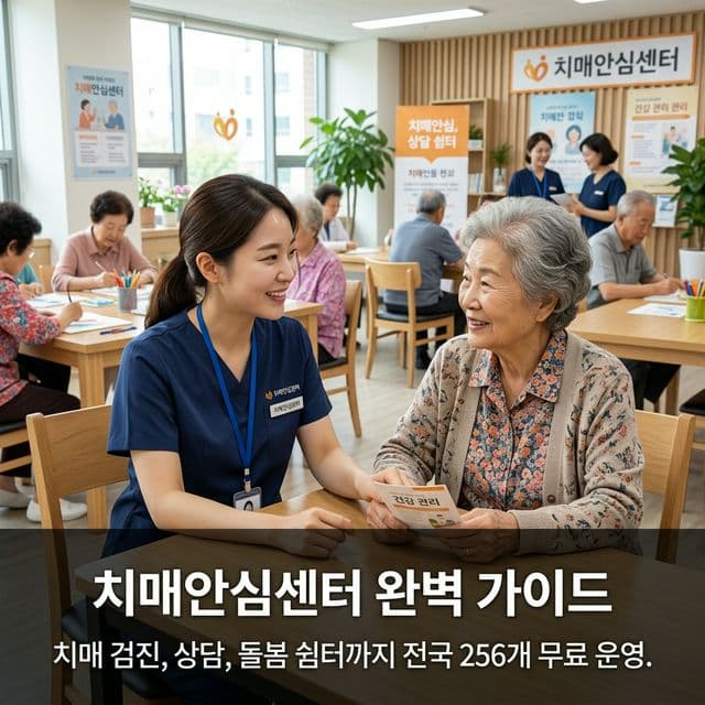 치매안심센터 완벽 가이드 — 치매 검진·상담·쉼터까지 전국 256개 무료 운영