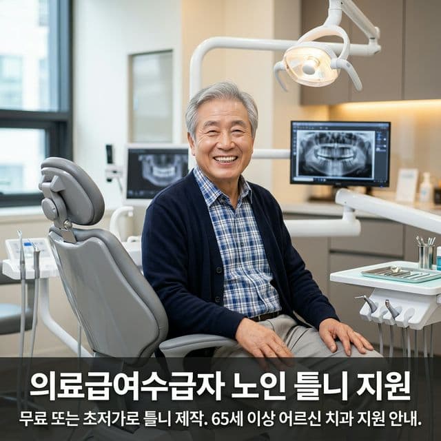 의료급여수급자 노인 틀니 지원 완벽 가이드 — 무료 또는 초저가로 틀니 제작