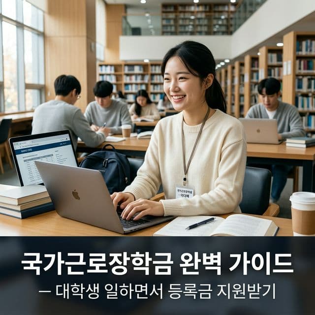 국가근로장학금 완벽 가이드 — 대학생 일하면서 등록금 지원받기