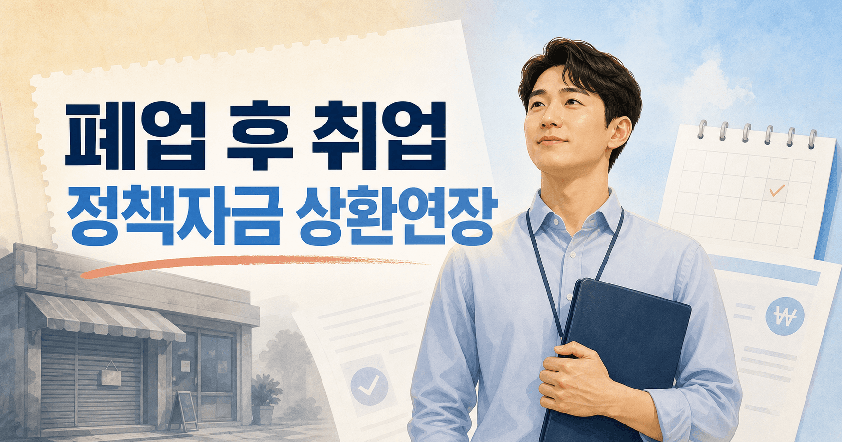 폐업 소상공인 정책자금 상환연장 2026년 7월 최신판 - 취업했다면 최대 7년 더 벌 수 있습니다