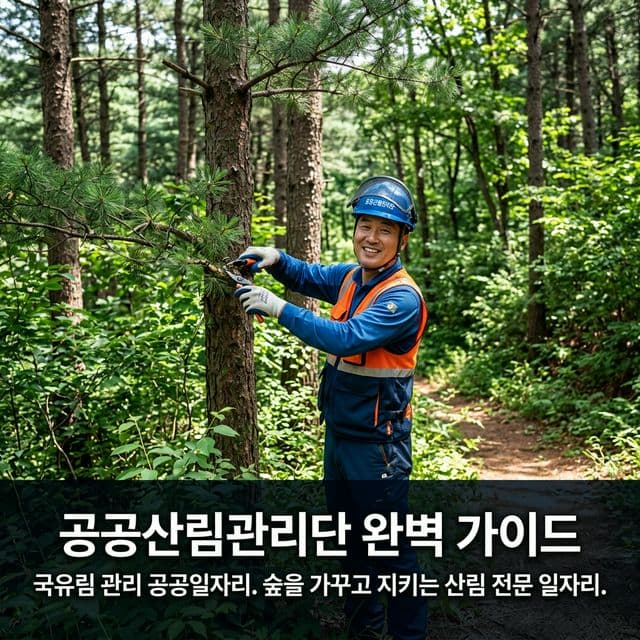 공공산림관리단 완벽 가이드 — 국유림 관리 공공일자리