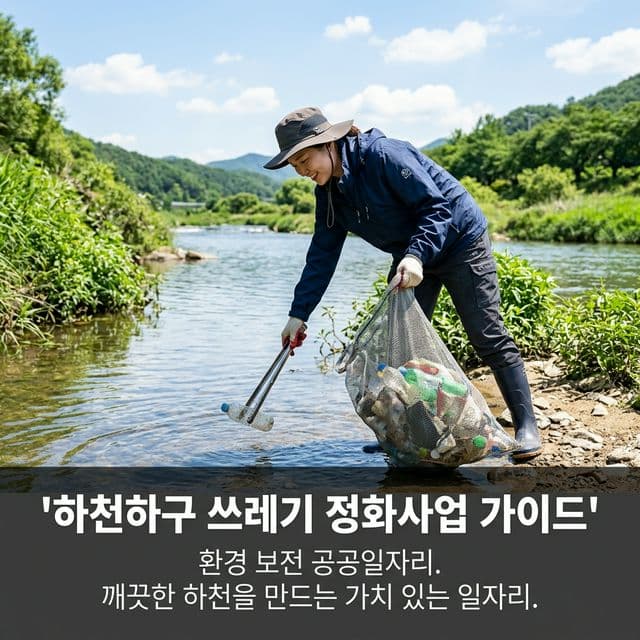 하천하구 쓰레기 정화사업 완벽 가이드 — 환경 보전 공공일자리