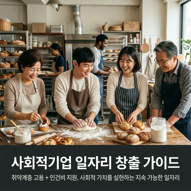 사회적기업 일자리 창출 지원 완벽 가이드 — 취약계층 고용 + 인건비 지원