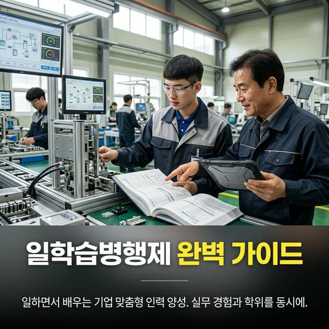 일학습병행제 완벽 가이드 — 일하면서 배우는 기업 맞춤형 인력 양성