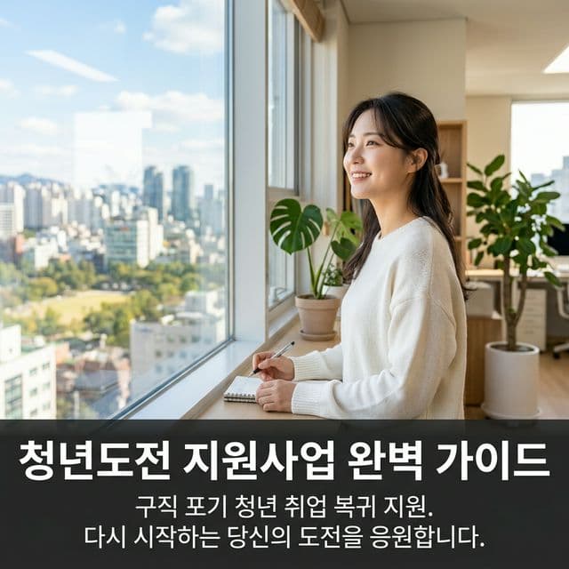 청년도전 지원사업 완벽 가이드 — 구직 포기 청년 취업 복귀 지원