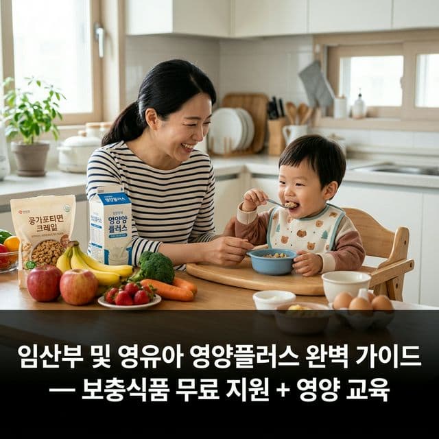 임산부 및 영유아 영양플러스 완벽 가이드 — 보충식품 무료 지원 + 영양 교육