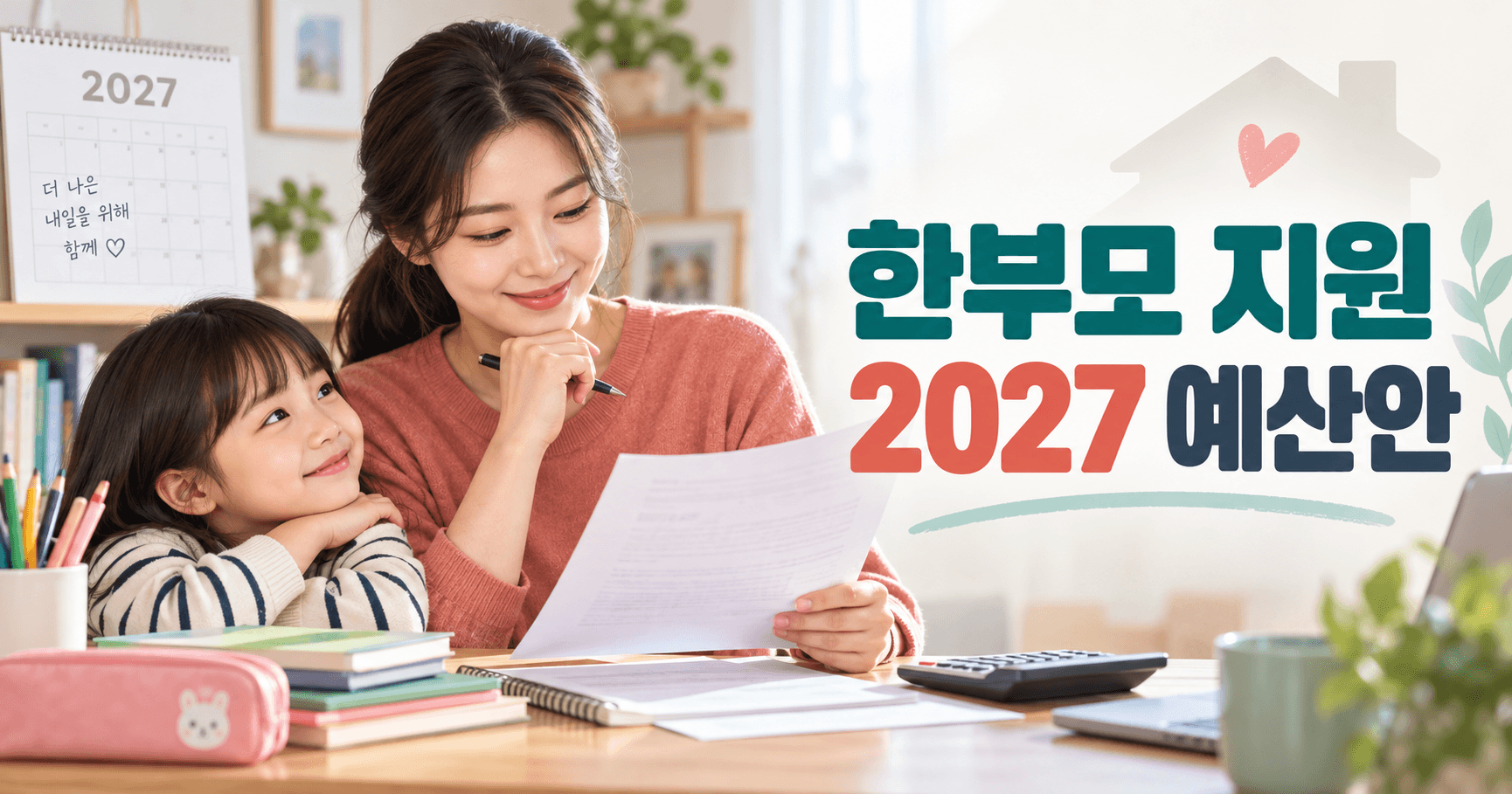 한부모가족 지원 2027 예산안 9월 최신판 - 예비양육수당 23만 원부터 양육비 법률지원까지 지금 봐야 할 것