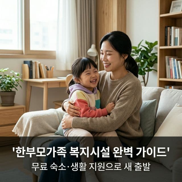 한부모가족 복지시설 완벽 가이드 — 무료 숙소·생활 지원으로 새 출발