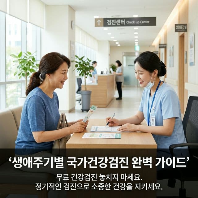 생애주기별 국가건강검진 완벽 가이드 — 무료 건강검진 놓치지 마세요