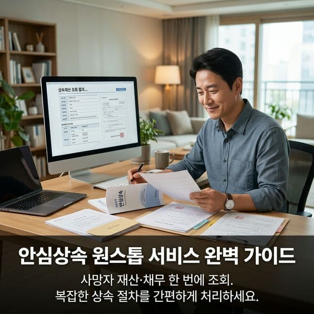 안심상속 원스톱 서비스 완벽 가이드 — 사망자 재산·채무 한 번에 조회