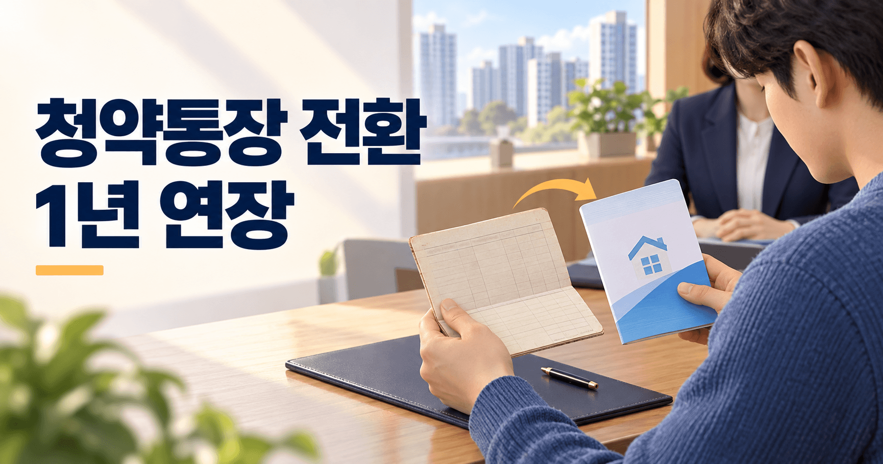 청약예금·부금·청약저축 전환 1년 연장 - 2026년 9월, 오래된 청약통장이라면 먼저 확인할 것