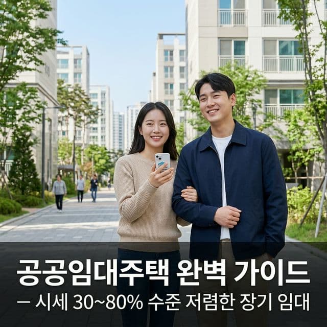 공공임대주택 완벽 가이드 — 시세 30~80% 수준 저렴한 장기 임대