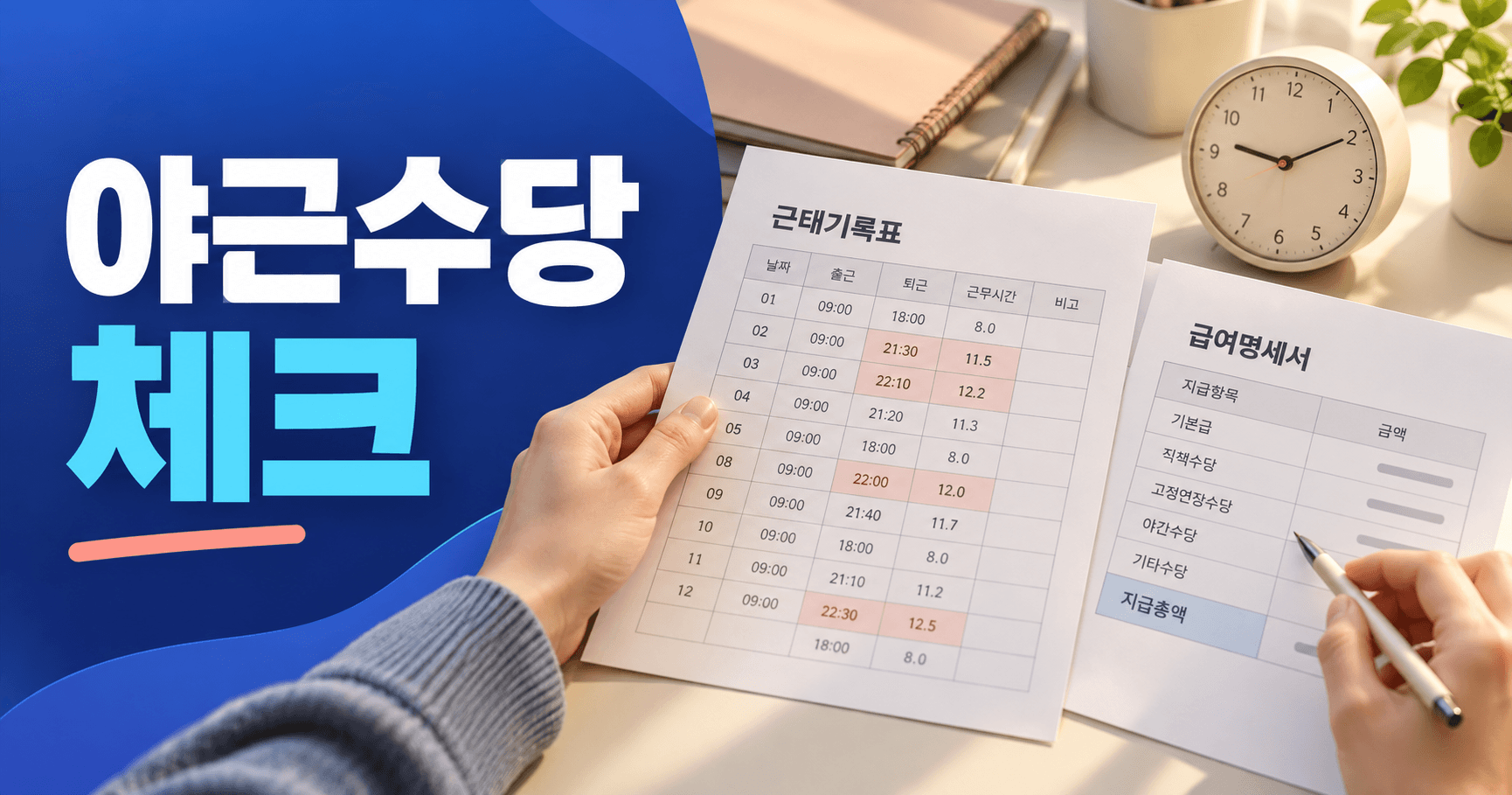 포괄임금제 야근수당 2026년 10월 체크리스트 - 급여명세서에서 10분 안에 볼 것