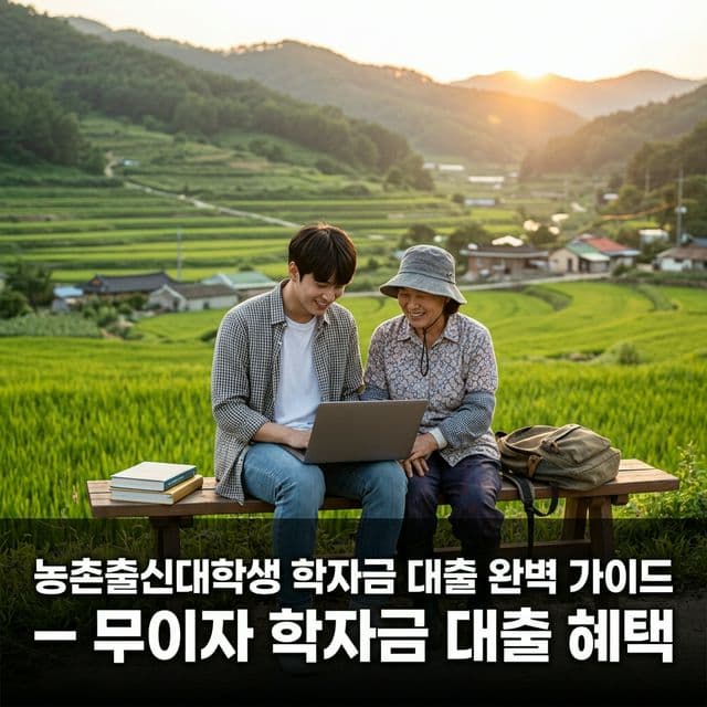 농촌출신대학생 학자금 대출 완벽 가이드 — 무이자 학자금 대출 혜택