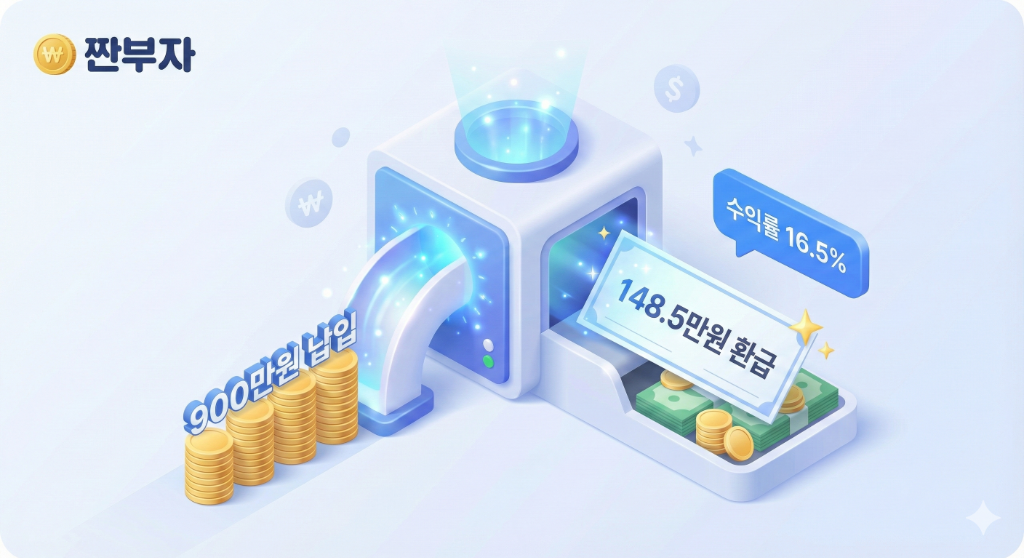 연금저축 900만원 납입 시 148.5만원 환급